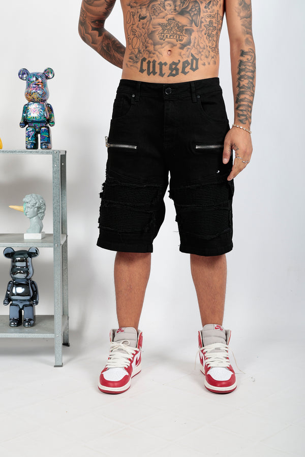 BERMUDA BIKER ZIP