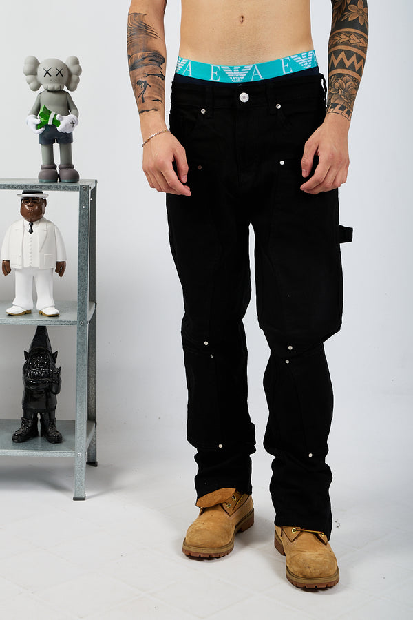 FLARED CARPENTER BLACK