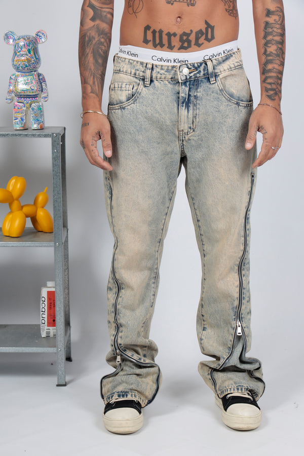BAGGY ZIP SABBIATO