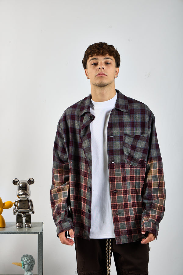 CAMICIA WASHED QUADRI